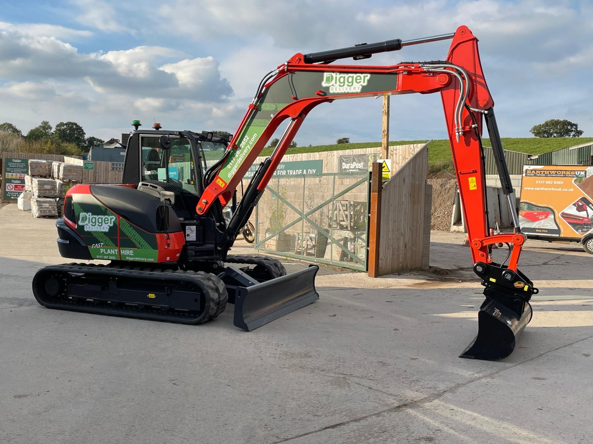 Kubota KX085 (9T) - Digger DeliveryDigger Delivery